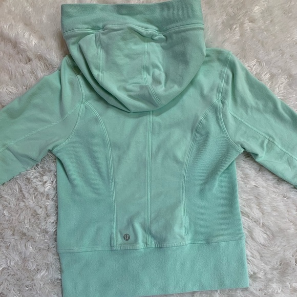 Lululemon Throw Me Over Hoodie In Fresh Teal. - Picture 7 of 10